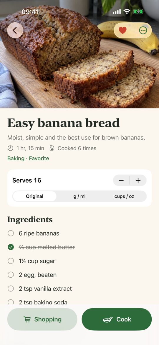 Scale and convert in one tap